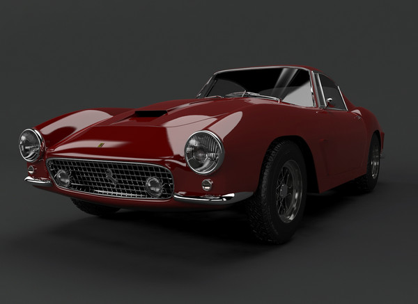 ferrari berlinetta spider 1960 max - FERRARI BERLINETTA SPIDER 1960 by gkruhonja